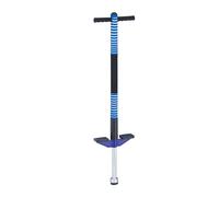 Relaxdays Salterello per bambini, Pogo Stick, Impugnatura, blu | Bastone Salta-salta, regge 35 kg