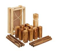 Scacchi vichinghi kubb gioco società lancio legno adulti bambini viking spiaggia