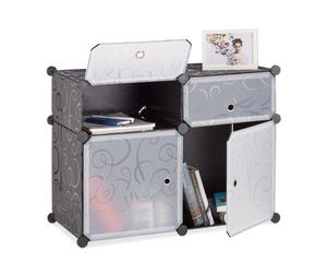 Relaxdays Scaffale 4 scomparti