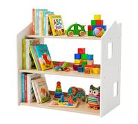 Relaxdays Scaffale bambini a forma di casetta