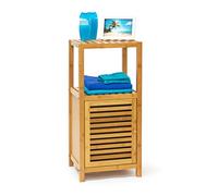 (TG. 33x36.5x80 cm) Relaxdays 10019205_348 Scaffale, bambú, Marrone, 33x36.5x80