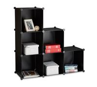 Relaxdays Scaffale a gradini 6 scomparti