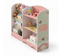 Relaxdays Scaffale bambini 7 scomparti