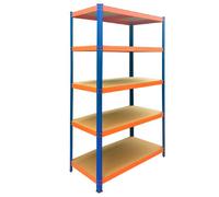 Relaxdays Scaffale carichi pesanti 5 ripiani
