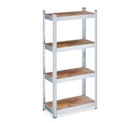 Scaffalatura Carichi Pesanti Scaffale Acciaio Zincato 4 Ripiani HLP 120x60x30 cm