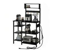 Relaxdays Scaffale cucina 3 livelli con prese USB