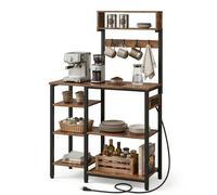 Relaxdays Scaffale cucina 3 livelli con prese USB