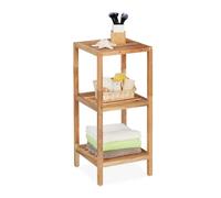 Relaxdays Scaffale da bagno con 3 ripiani