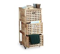 Scaffale da bagno Carrello organizer Mobiletto salvaspazio 3 cassetti 14,5 kg