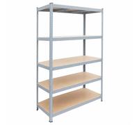 Relaxdays Scaffale grigio per carichi pesanti