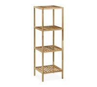 Relaxdays Scaffale in legno di noce da bagno