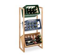 Portacasse per bevande 3 livelli Legno Portacasse Kistenregal per cucina