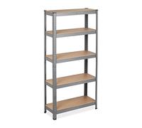 Scaffale ad alta capacità a 5 ripiani Rack da garage Ripiano in acciaio 9,4 kg
