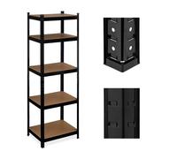 Scaffale in acciaio Mensola resistente Mobile per garage 5 ripiani 500 kg