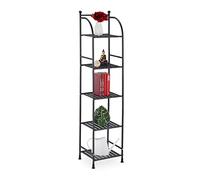 (TG. 145 x 33 x 28 cm) Relaxdays Scaffale in Metallo, HxLxP: 145 x 33 x 28 cm, M