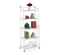 Relaxdays Scaffale in metallo multiuso a 5 ripiani