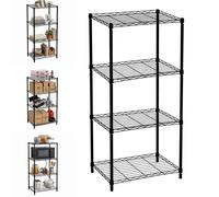 Relaxdays Scaffale metallico a rete