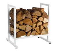 Relaxdays Scaffale moderno in metallo per legna