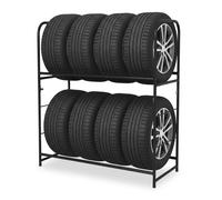 Relaxdays Scaffale per 8 ruote