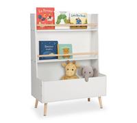 Relaxdays Scaffale per bambini per libri e giochi