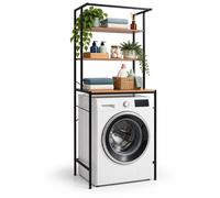 Relaxdays Scaffale per lavatrice con 3 ripiani