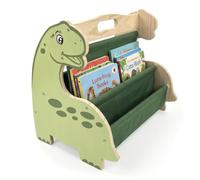 Relaxdays Libreria bimbi 4 scomparti in tessuto
