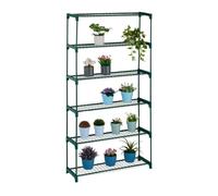 Relaxdays Scaffale per piante con 6 ripiani