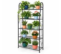 Relaxdays Scaffale per piante in metallo
