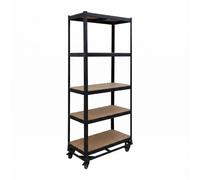 Relaxdays Scaffale pesante su ruote