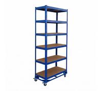 Relaxdays Scaffale pesante su ruote