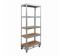 Relaxdays Scaffale pesante su ruote