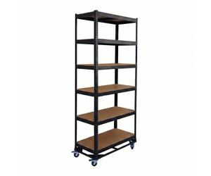 Relaxdays Scaffale pesante su ruote