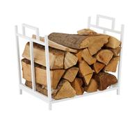 Relaxdays Scaffale pieghevole in metallo per legna