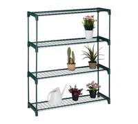 Scaffale porta piante Portavasi da interno Mobiletto per vasi 4 ripiani