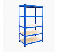 Relaxdays Scaffale portacarichi blu, 5 ripiani
