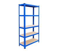 Relaxdays Scaffale portacarichi blu, 5 ripiani
