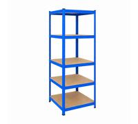 Relaxdays Scaffale portacarichi blu, 5 ripiani