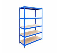 Relaxdays Scaffale portacarichi blu, 5 ripiani