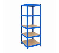 Relaxdays Scaffale portacarichi blu, 5 ripiani
