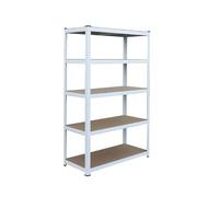 Relaxdays Scaffale portacarichi, Diverse Misure, 875 kg, 5 Ripiani, Cantina & Garage, ad Incastro