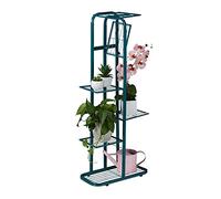 relaxdays scala floreale in metallo a 6 livelli