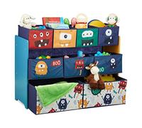 Scaffale per la cameretta dei bambini Contenitore giocattoli 9 scatole 9 box