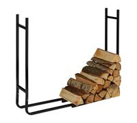 Portalegna da camino Scaffale per legna 3,9 kg Portalegna in metallo 100 kg
