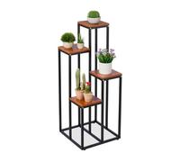 Relaxdays Scaffale portapiante con 4 ripiani