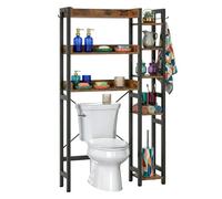 Relaxdays Scaffale WC 3 ripiani, laterale