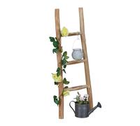 Scala decorativa Appendiabiti decorativo Scaffale rustico 70 kg Scala in legno