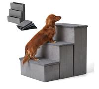 Relaxdays Scala pieghevole per cani con vano