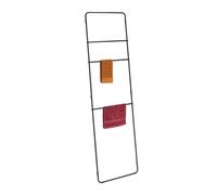 Scala Asciugamani Scaletta Portasciugamani Bagno Metallo HxL: 180,5x55,5 cm Nero