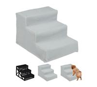 Relaxdays Scaletta per cani a 3 gradini