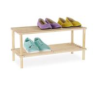 Scarpiera bassa Mobiletto porta scarpe Rastrelliera per calzature Salvaspazio
